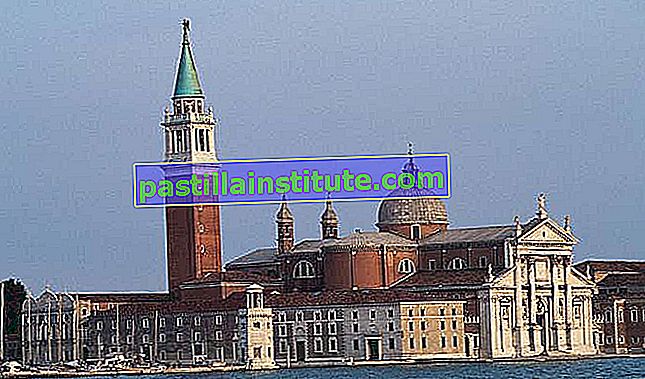 Gereja San Giorgio Maggiore, Venesia, dirancang oleh Andrea Palladio, selesai tahun 1610.