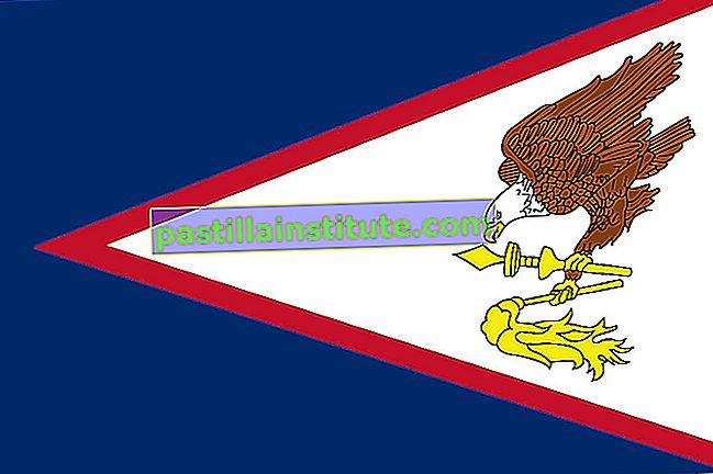 Amerikanska Samoa flagga
