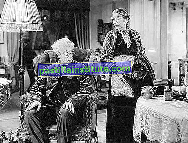 Робърт Донат и Луиз Хамптън в „Сбогом, господин Чипс“ (1939).