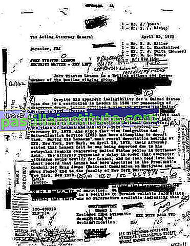 Ley de Libertad de Información: carta redactada por J. Edgar Hoover