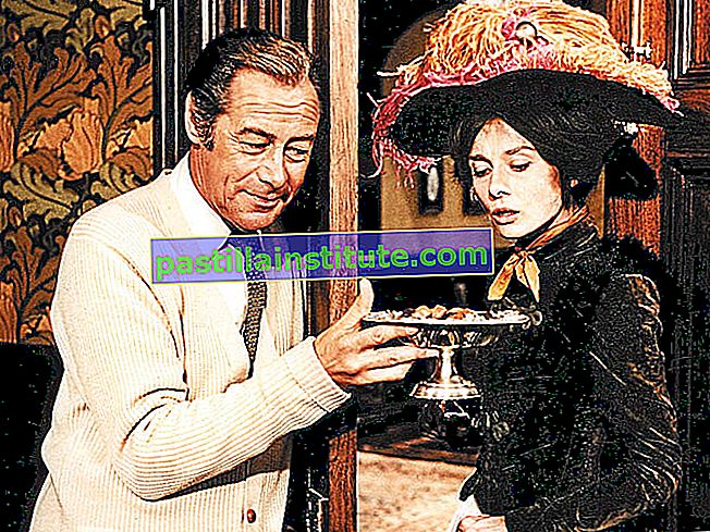 Rex Harrison dan Audrey Hepburn di My Fair Lady.