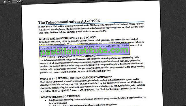 Undang-undang Telekomunikasi tahun 1996